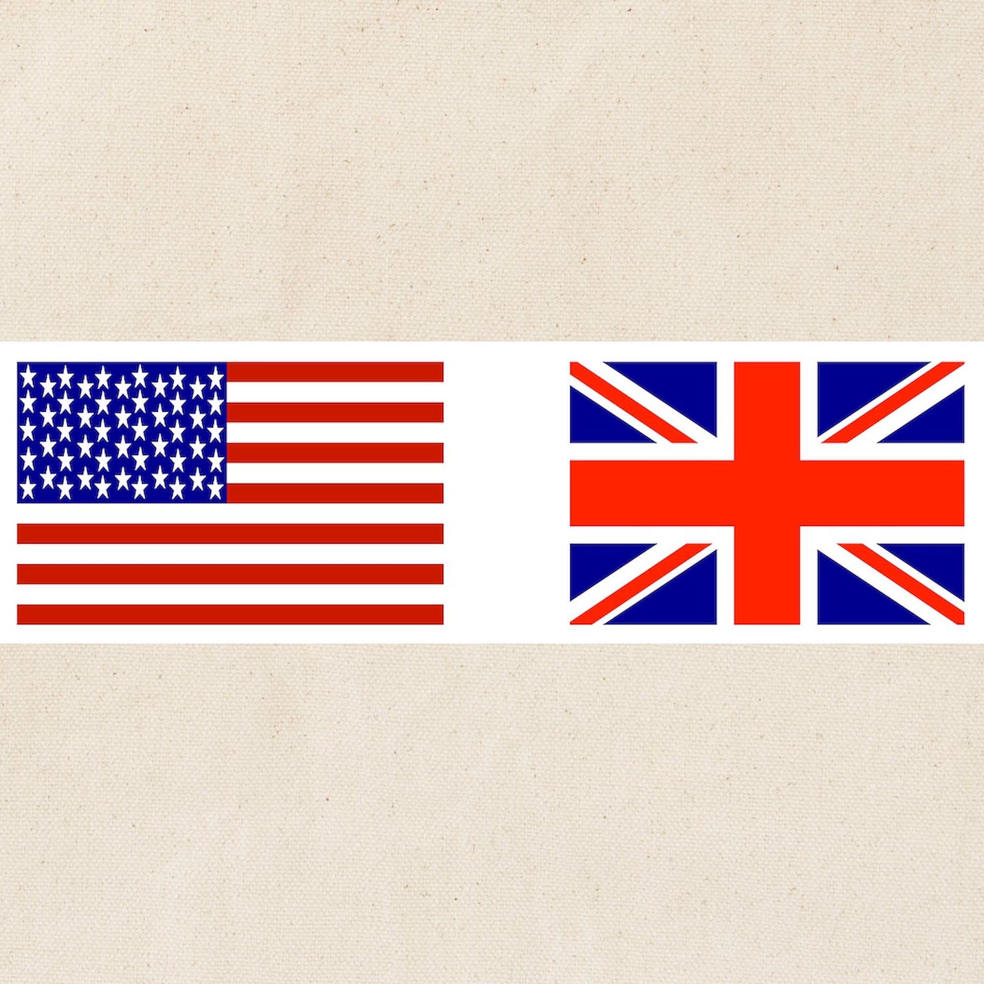 USA & Union Jack Tote Bag - Natural Canvas Reusable Shopping Bag for Groceries, Beach & Daily Use | Eco-Friendly Cotton Tote with Patriotic Design