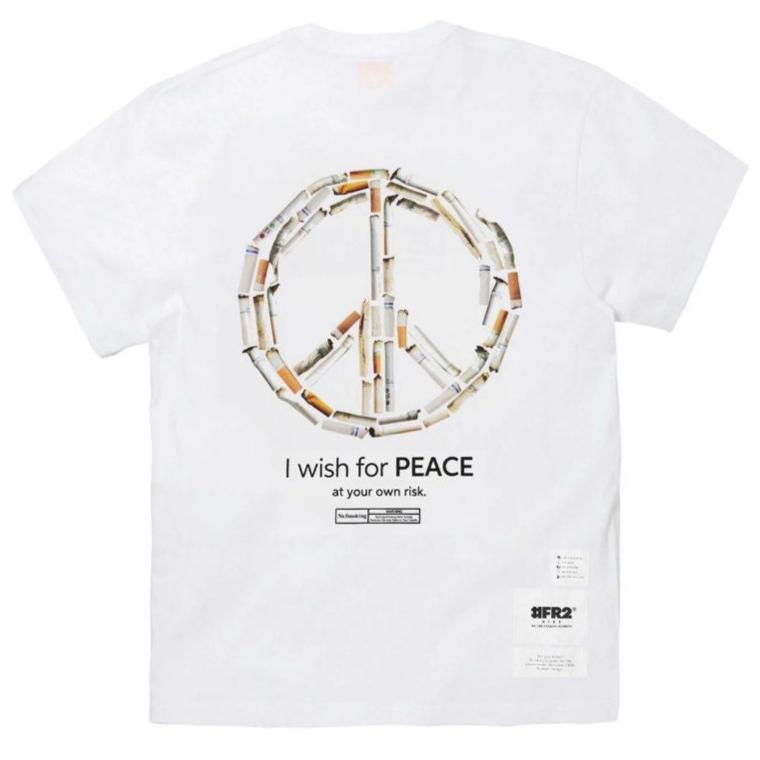 FR2 24SS PEACE TEE FRC3166 - Stylish Unisex Graphic T-Shirt for Streetwear & Casual Outfits | Perfect for Daily Wear, Music Festivals & Urban Fashion
