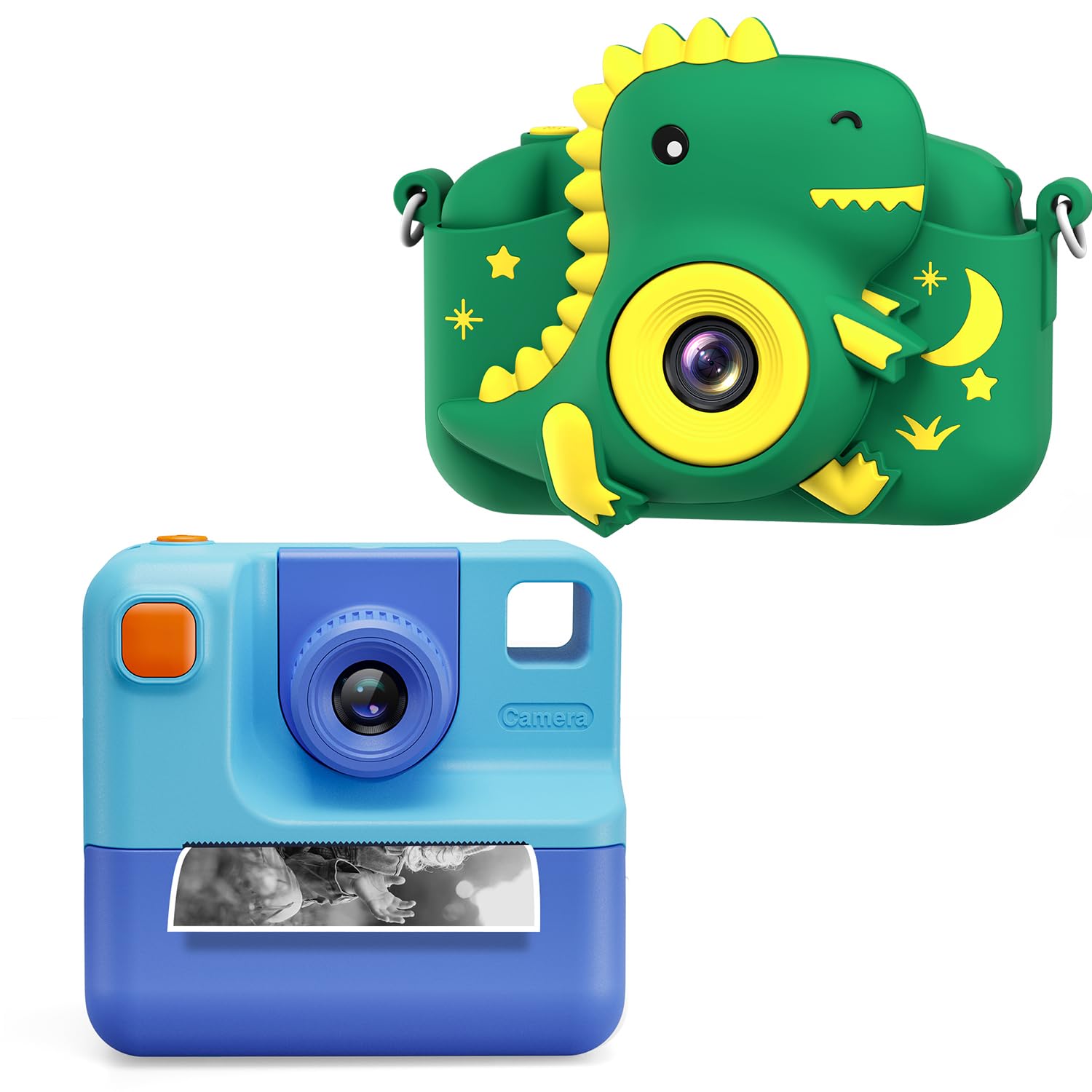 Dinosaur Digital Camera for Kids Ages 3-12 - 1080P HD Video & Selfie Camera, Best Christmas Birthday Gift for Boys Girls 3-9 Years Old - Perfect for Travel, Outdoor Adventures & Family Moments