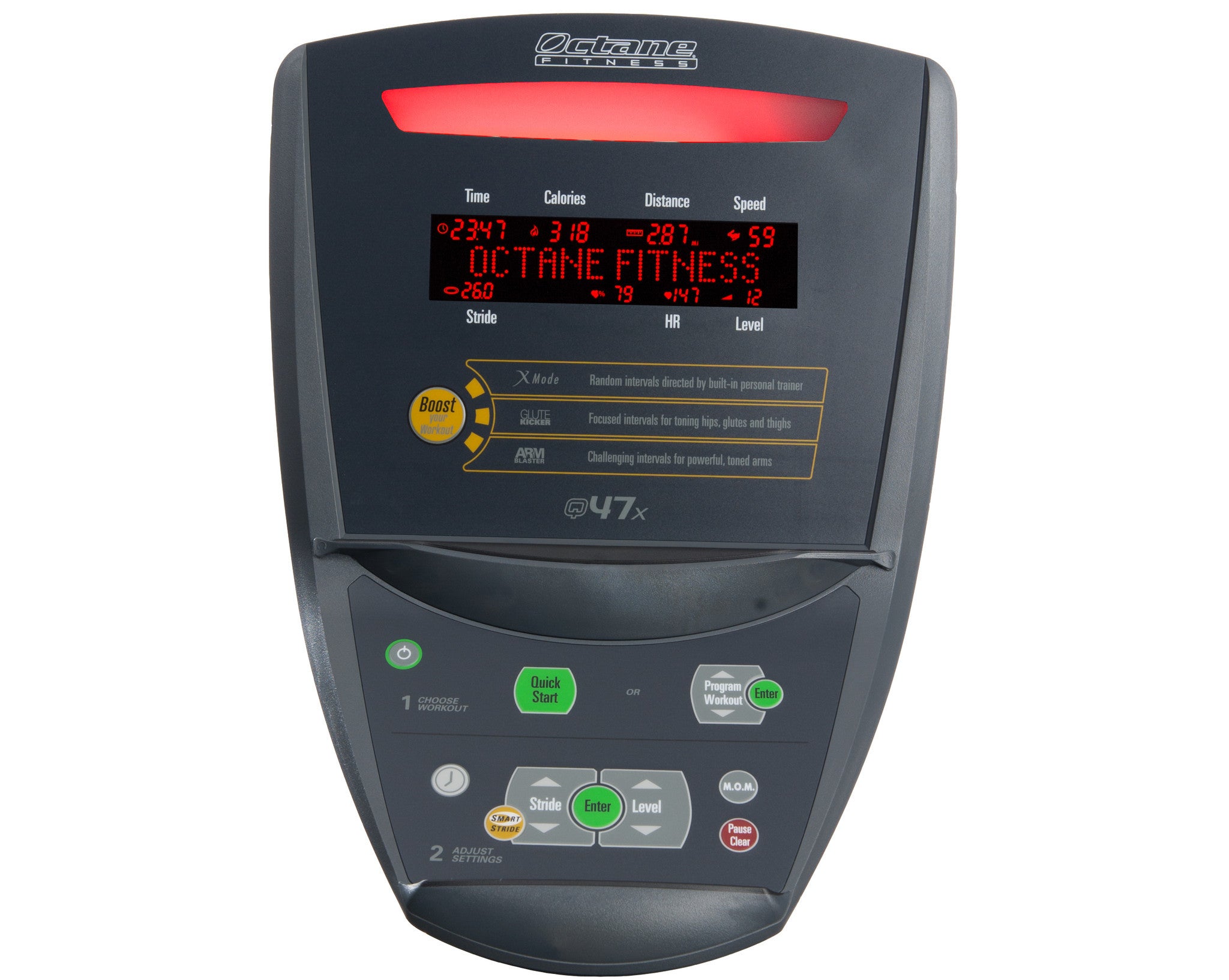 Octane Q47X Elliptical Machine - Premium Home Gym Equipment for Cardio Workouts | Perfect for Home Fitness, Weight Loss & Low-Impact Exercise