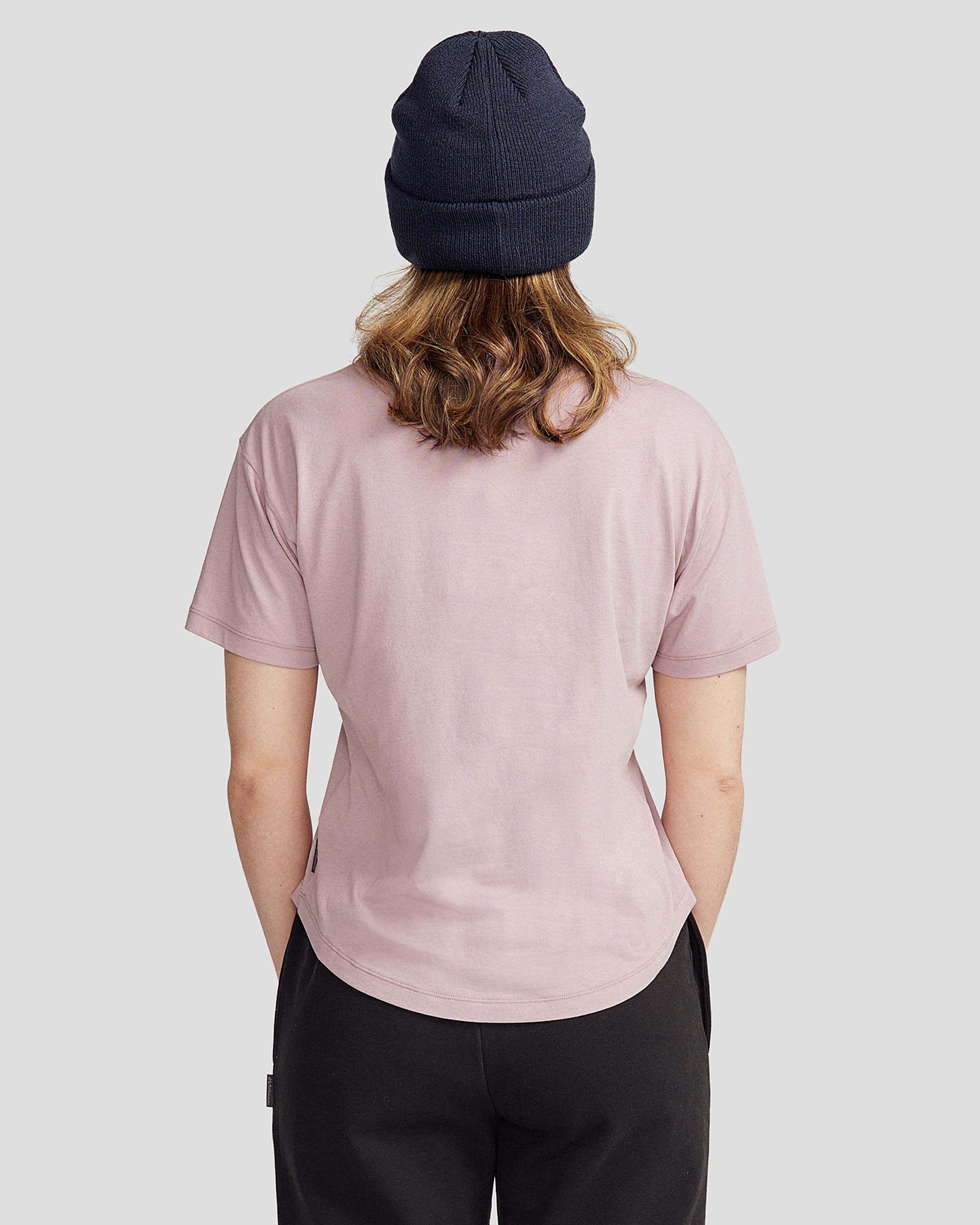 Organic Cotton Women's T-Shirt - Light Thistle Color | Soft & Breathable Casual Tee for Everyday Wear, Workouts & Layering