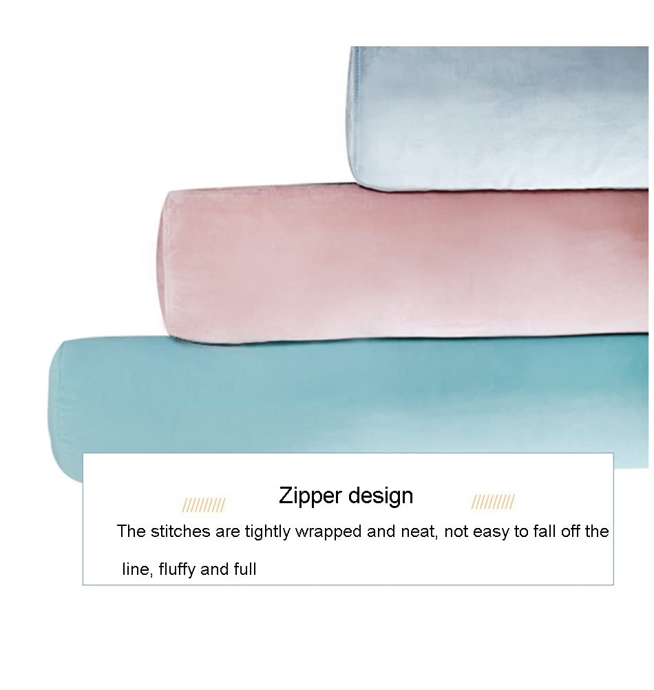 Premium Bed Gap Filler Pillow - 200x10x22cm Blue Headboard Support Cushion for Mattress & Sofa | Eliminates Gaps, Enhances Comfort | Perfect for Back Support, Reading in Bed & Home Decor
