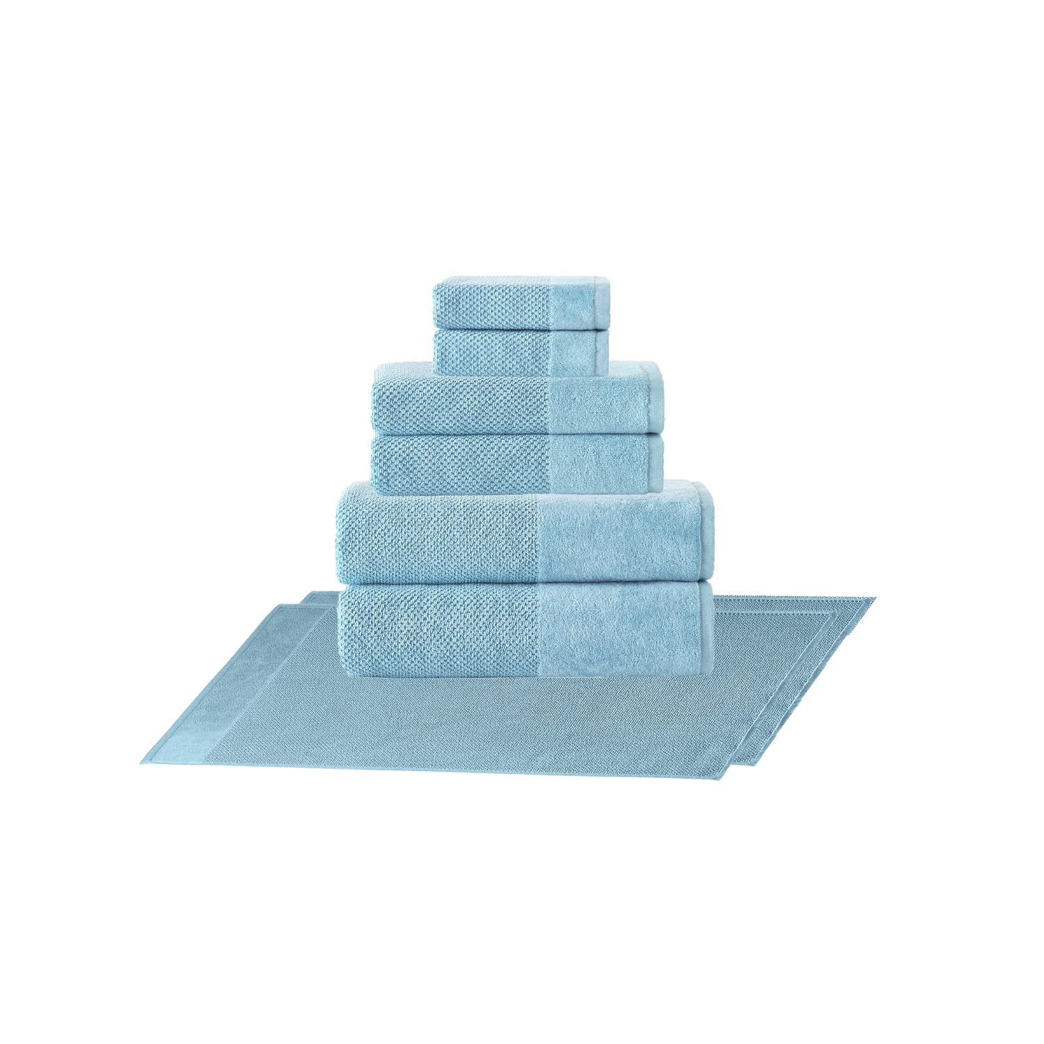 Premium 8-Piece Turkish Cotton Towel Set - Ultra Soft, Absorbent & Quick-Drying Bath Towels for Spa, Gym & Luxury Home Use
