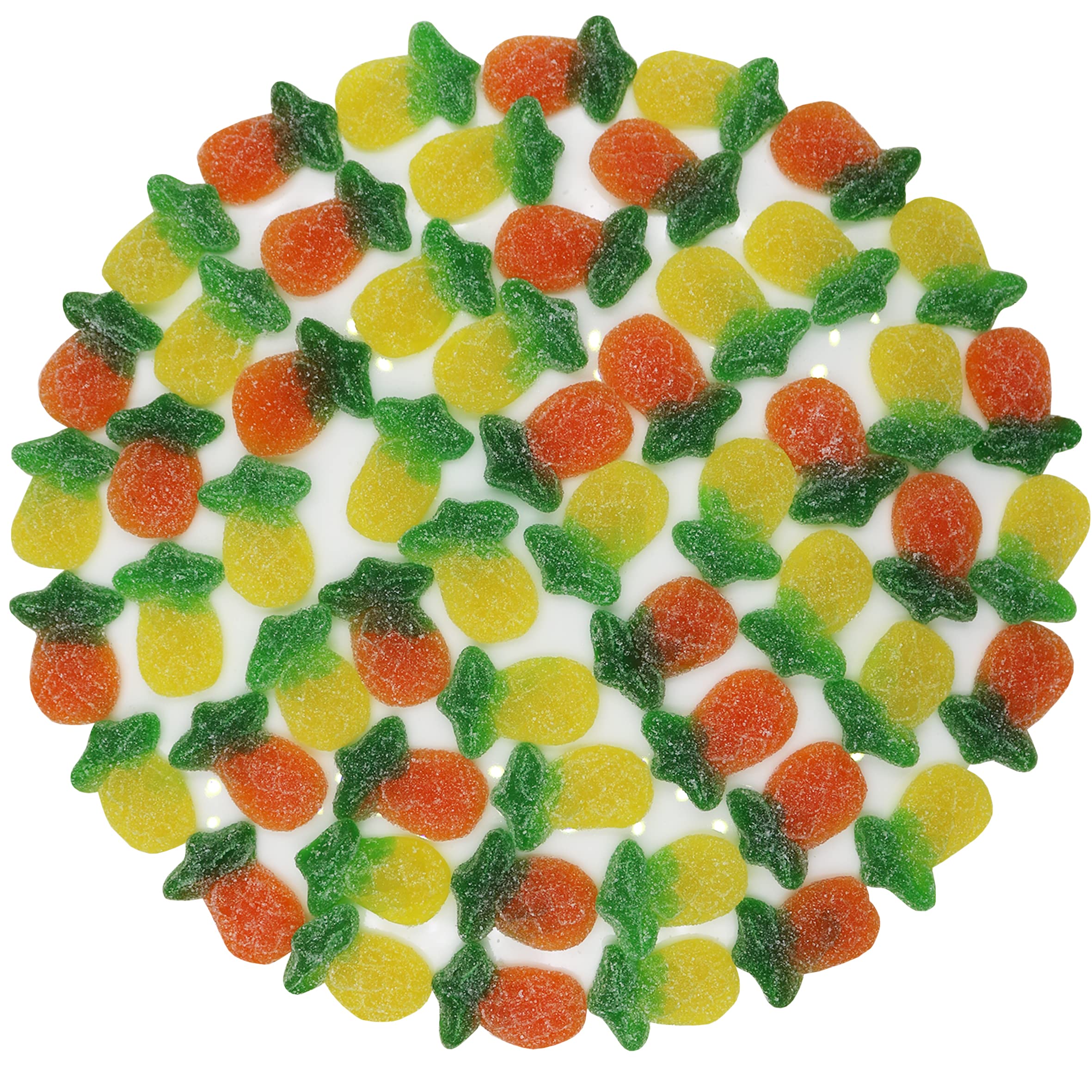 FirstChoiceCandy Sour Pineapple Gummy Candy - 5 lb Bulk Bag | Sweet & Tangy Pineapple Flavored Gummies | Perfect for Parties, Movie Nights & Candy Buffets