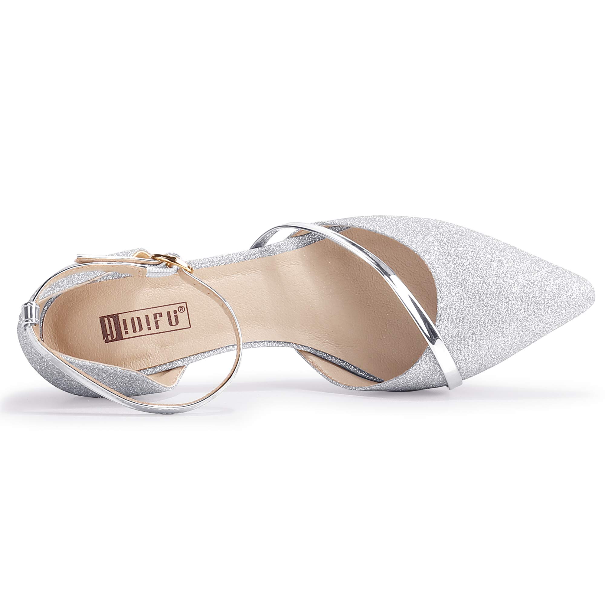 IDIFU Women's IN2 Maxine Low Kitten Heels - Elegant Closed Toe Dress Pumps for Wedding, Evening & Formal Occasions - Perfect for Brides, Prom & Special Events