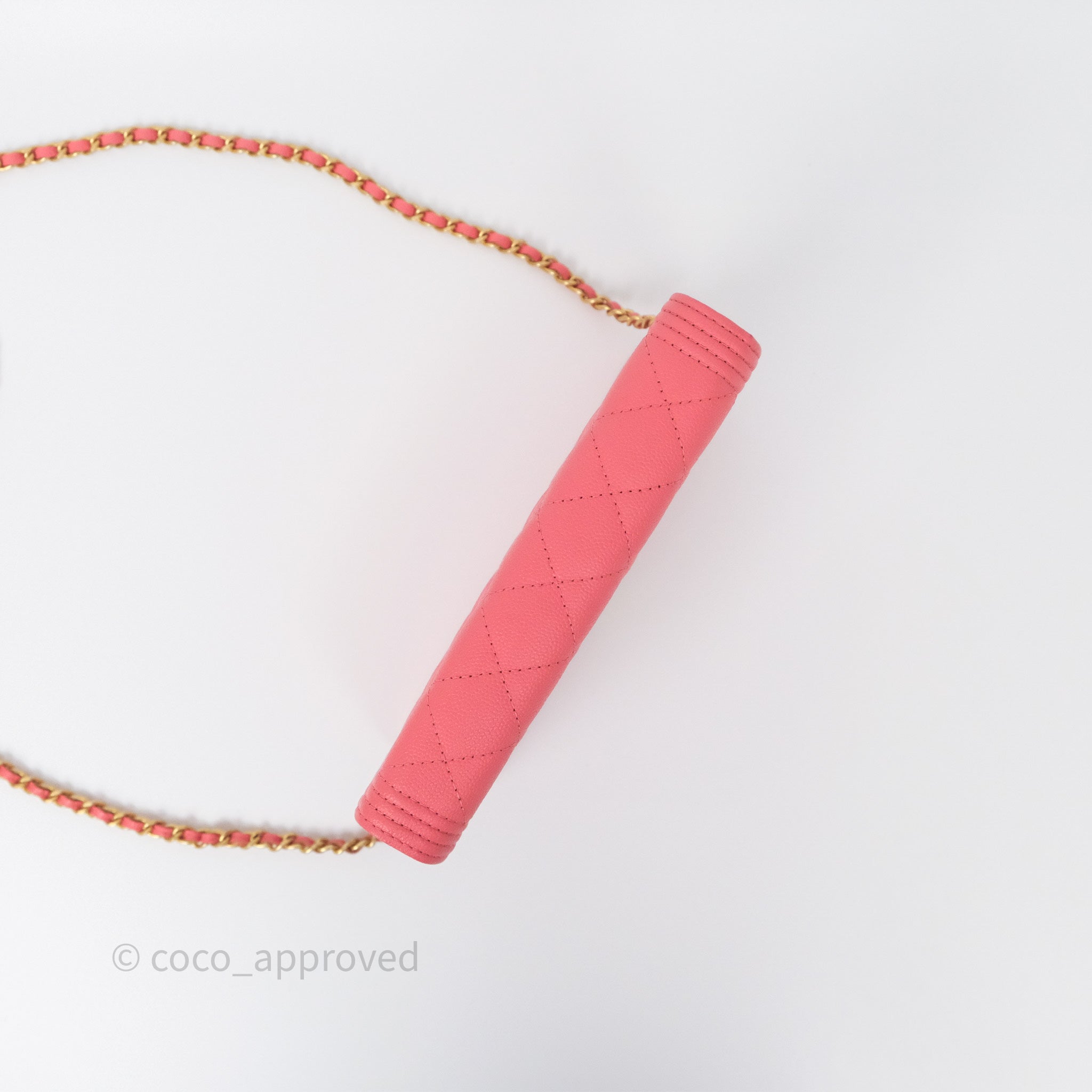 Chanel Boy Wallet on Chain WOC Quilted Dark Pink Caviar Leather with Aged Gold Hardware - Perfect for Evening Events & Luxury Fashion Accessories