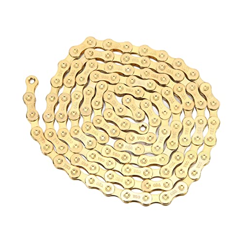 9 Speed Bike Chain for Road & Mountain Bikes - Durable Flat Bicycle Chain with Smooth Speed Shifting System - Perfect for Commuting, Trail Riding & Urban Cycling