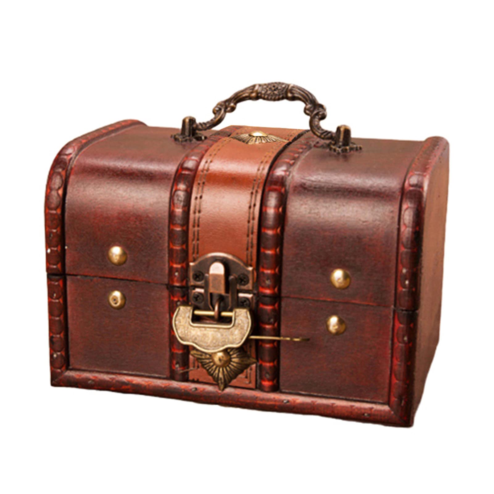 Elegant Wooden Jewelry Box with Spacious Storage - Perfect for Rings, Earrings & Necklaces | Durable & Space-Saving Jewelry Organizer for Home, Travel & Gift Giving