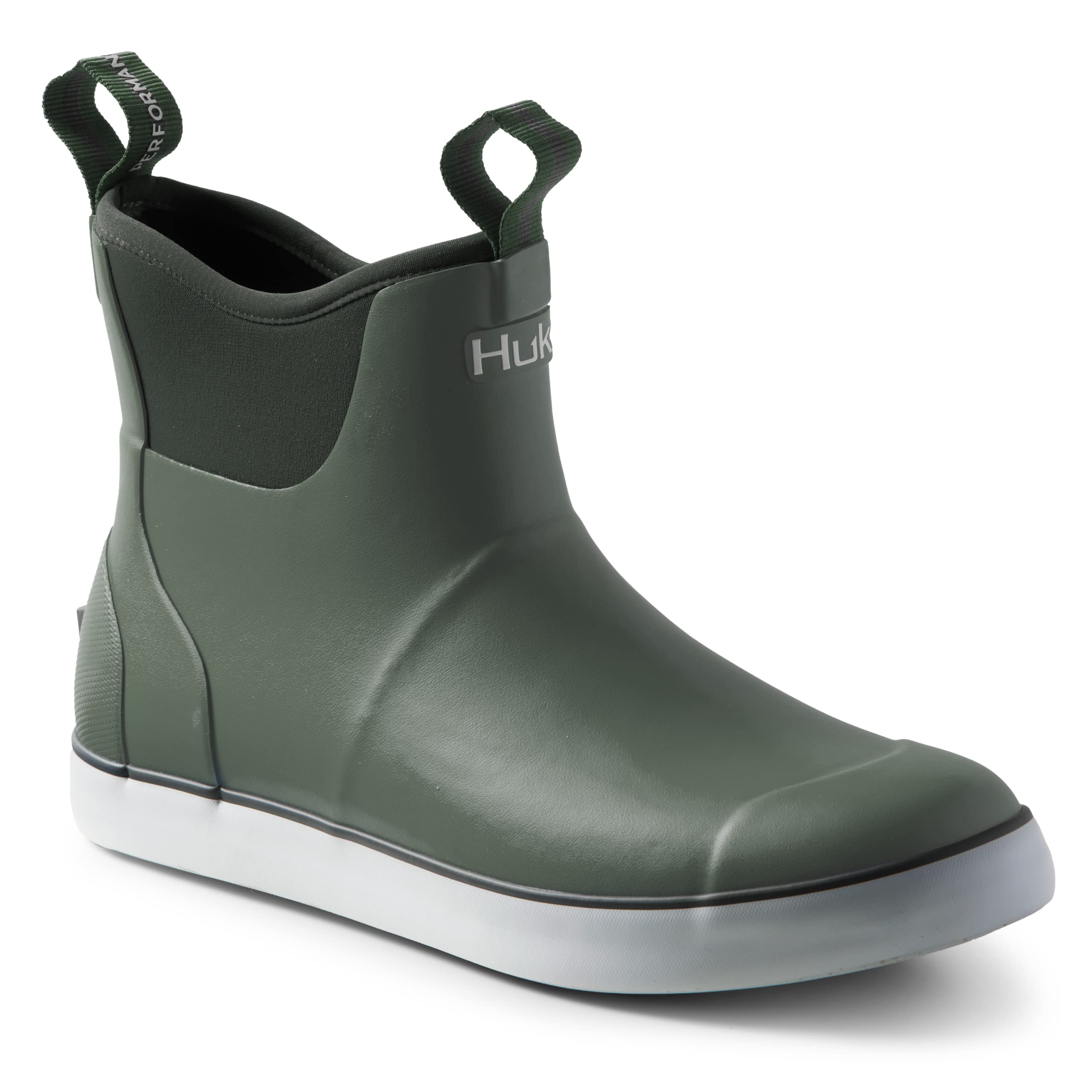 HUK Men's Rogue Wave High-Performance Fishing & Deck Boots - Waterproof Non-Slip Shoes for Boating, Kayaking, and Outdoor Adventures
