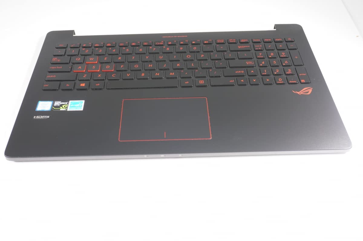 FMB-I Replacement Palmrest with US Keyboard Compatible for ASUS G501VW-BSI7N25 (90NB0AU3-R33US0) - Laptop Repair & Keyboard Upgrade Solution