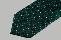 Cavani Green & White Polka Dot Tie Set for Men - Stylish Necktie & Pocket Square Combo - Perfect for Weddings, Business Meetings & Formal Events