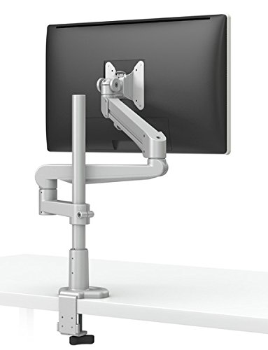 Evolve Series Single Monitor Arm - Adjustable Ergonomic Stand with 1 Motion & 1 Fixed Limb for Home & Office (Black) | ESI Ergo EVOLVE1-FM-BLK | Perfect for Desk Setup, Gaming & Workspace Organization
