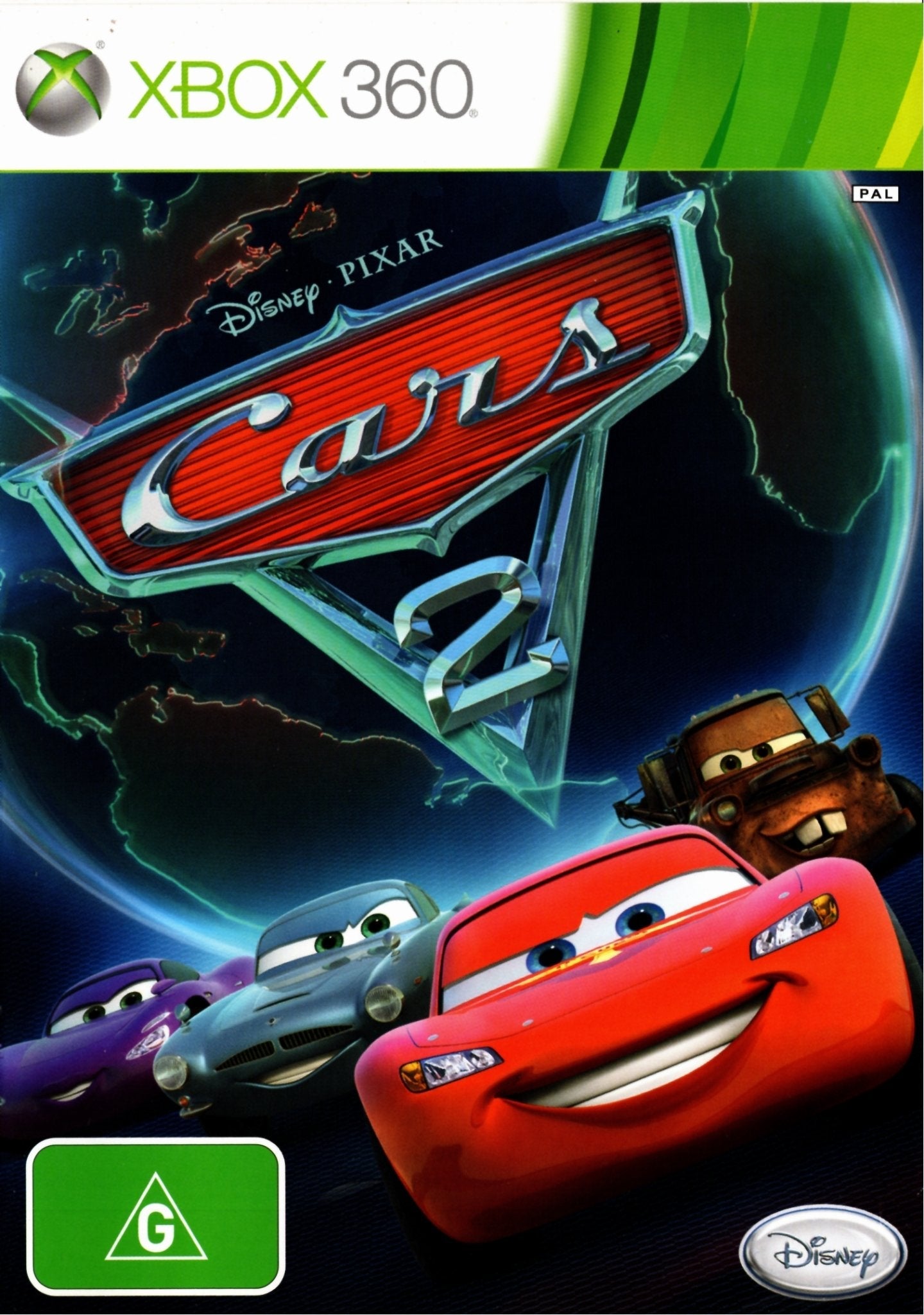 Cars 2 Xbox 360 Video Game - PAL Version | Racing Adventure for Kids & Family Game Night
