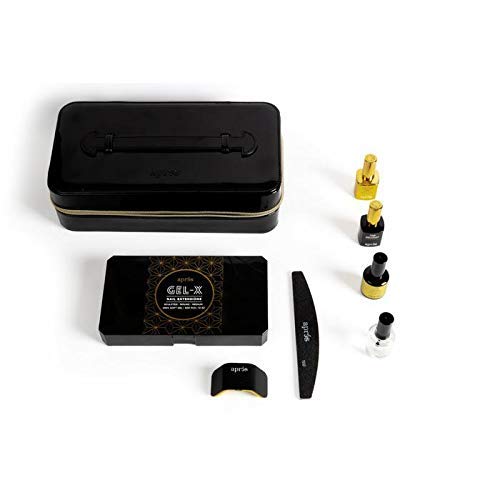 GEL X Nail Extension Kit with Tip Box - Sculpted Square Medium (2019 New Version) for Professional & DIY Manicures at Home or Salon