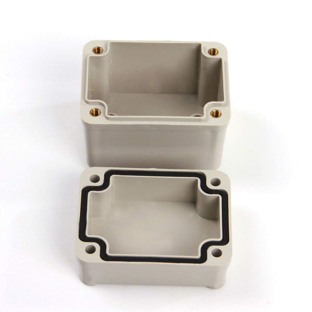 Waterproof ABS Electrical Junction Box 65x50x55mm IP68 Rated - Outdoor/Indoor Distribution Box for Switches, Wiring & Electronics Protection