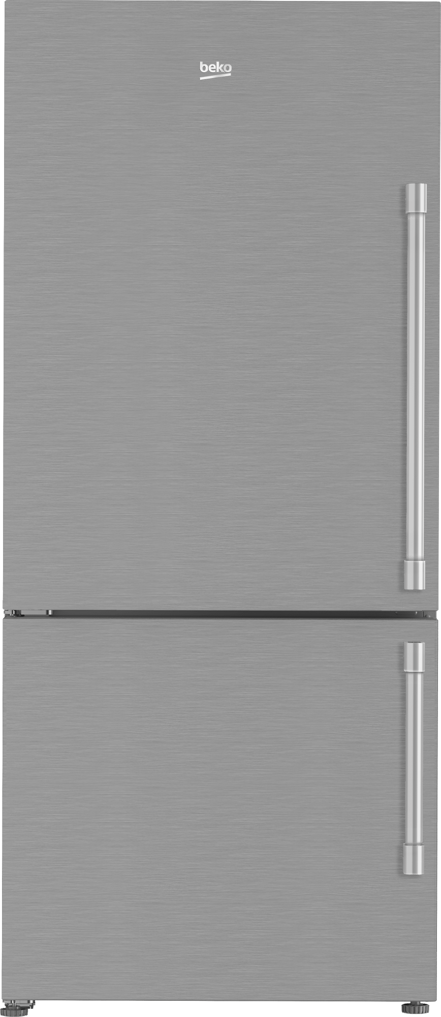 Beko BFBF30216SSIML 30-Inch Stainless Steel Bottom Freezer Refrigerator - Energy Efficient, Spacious for Kitchen & Home Storage