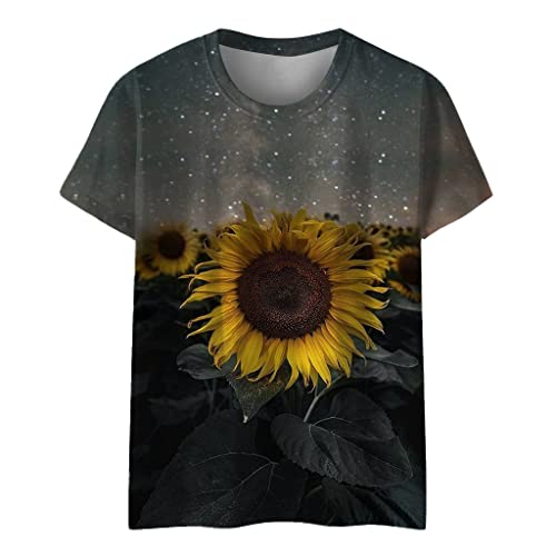 Women's Summer T-Shirts & Tops - Comfortable Crewneck Long Sleeve & Short Sleeve Shirts, Sweatshirts & Tunic Tops for Leggings (Black, Size S) | Perfect for Casual Wear, Workout, Yoga & Everyday Outfits