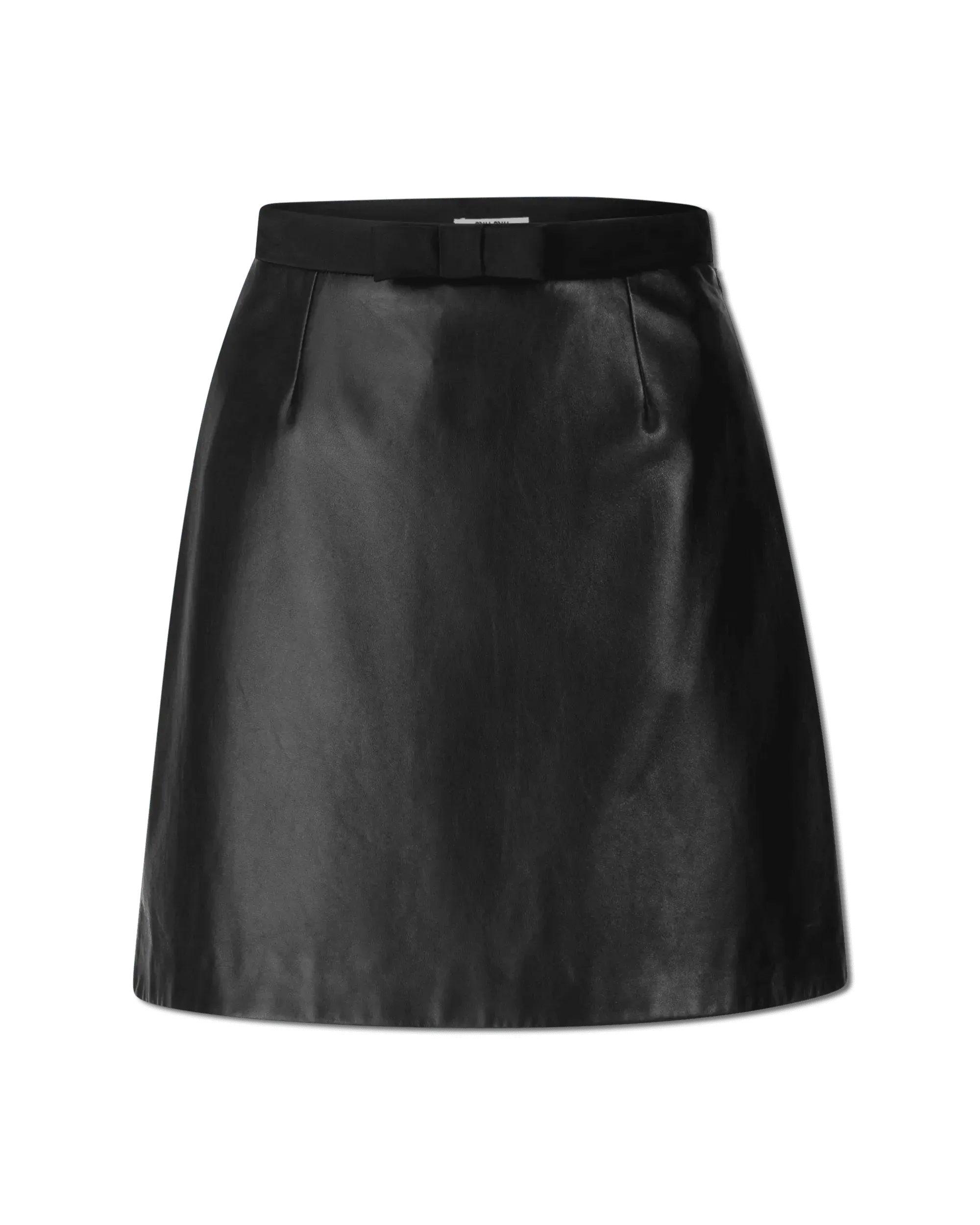 Stylish Bow Detail Leather Mini Skirt for Women - Perfect for Night Out, Party & Date Night Outfits