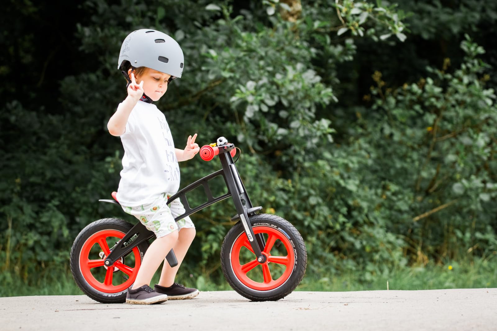 Limited Edition Orange Balance Bike with Brake for Kids 22 Months to 5 Years | No Pedal Push Bike | Toddler Training Bike for Ages 2-5 | Perfect for Outdoor Play, Backyard Riding & Learning to Balance