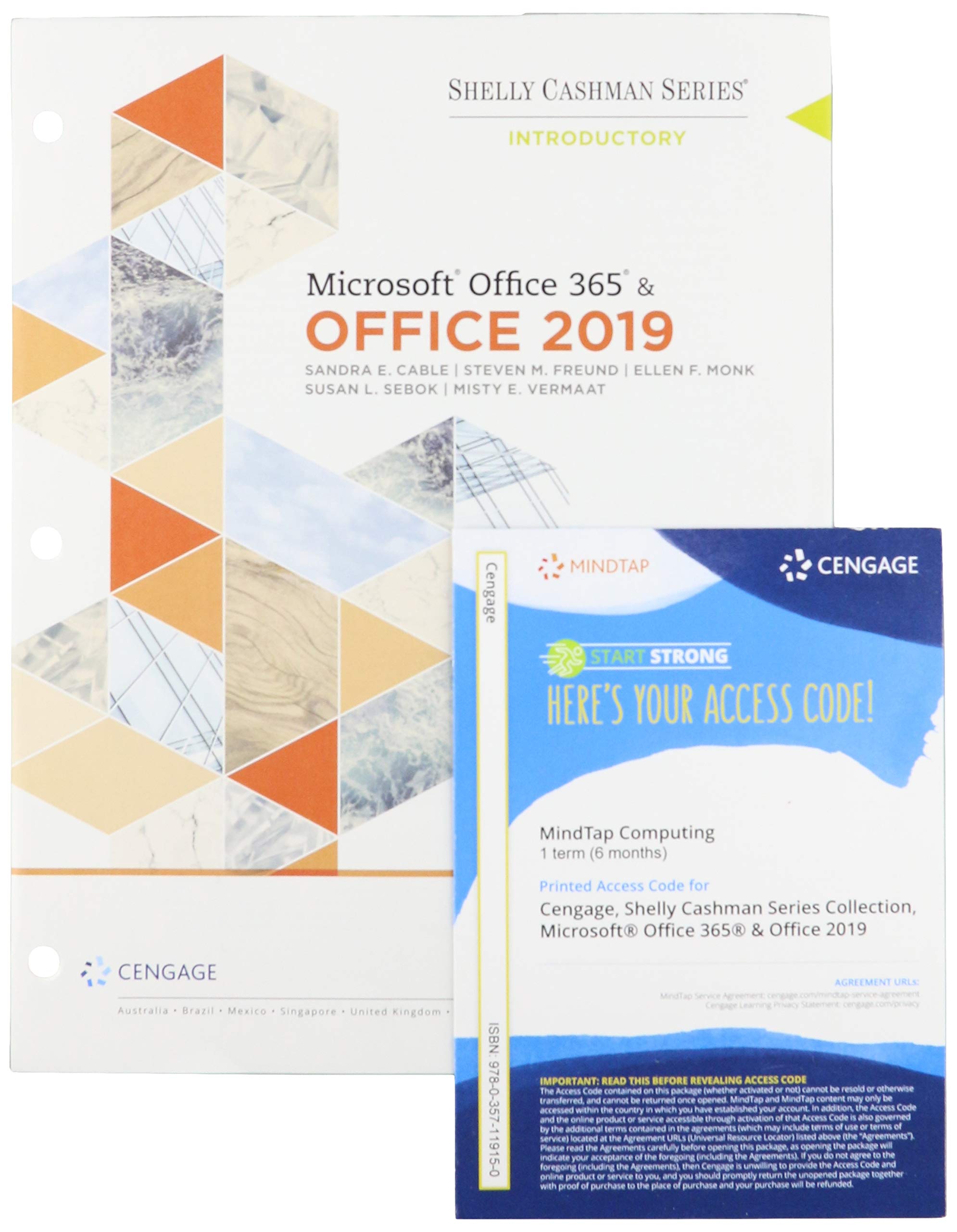 Shelly Cashman Series Microsoft Office 365 & Office 2019 Introductory Bundle - Loose-leaf Textbook + MindTap 1-Term Access Card - Perfect for Students & Office Professionals Learning Essential Software Skills