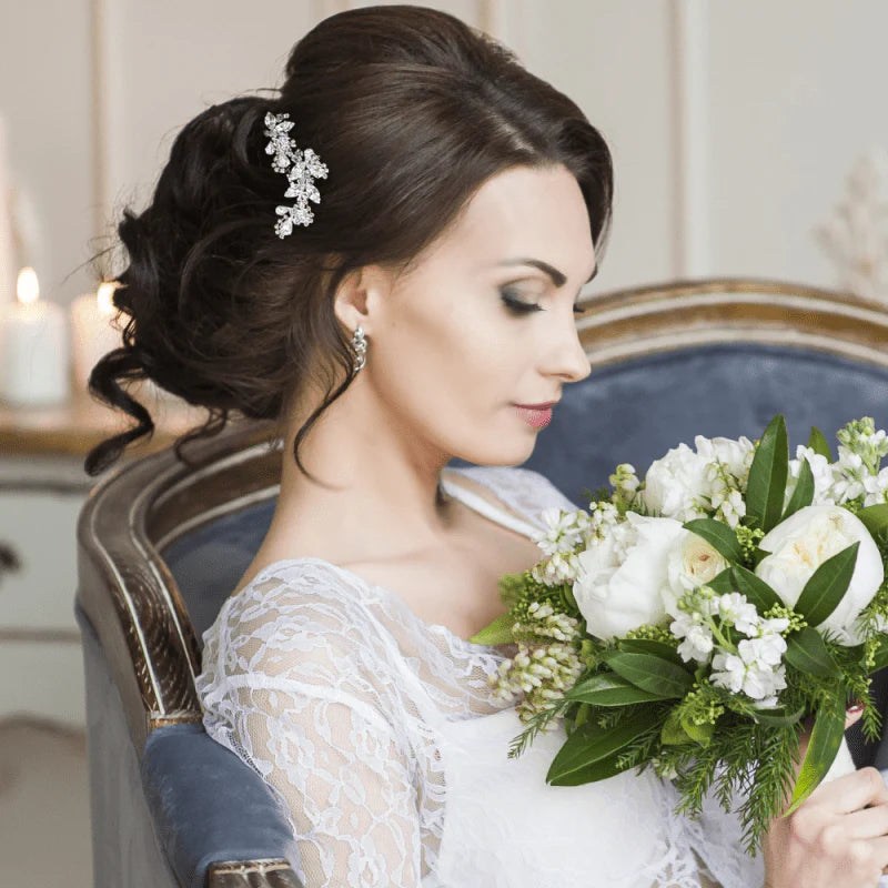 Elegant Gold Bridal Hair Comb with Sparkling Crystals - Perfect for Weddings, Prom & Special Occasions | A9753