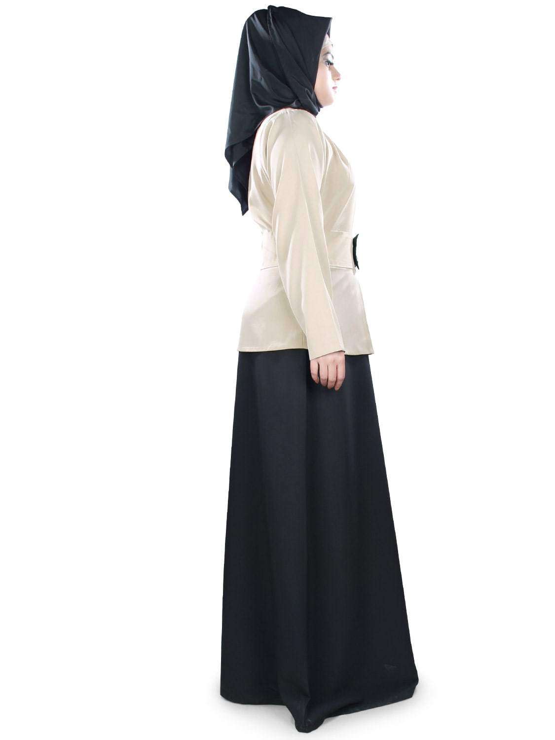 Fadeelah Abaya - Elegant Muslim Women's Prayer Dress - Perfect for Prayer, Mosque, and Special Occasions