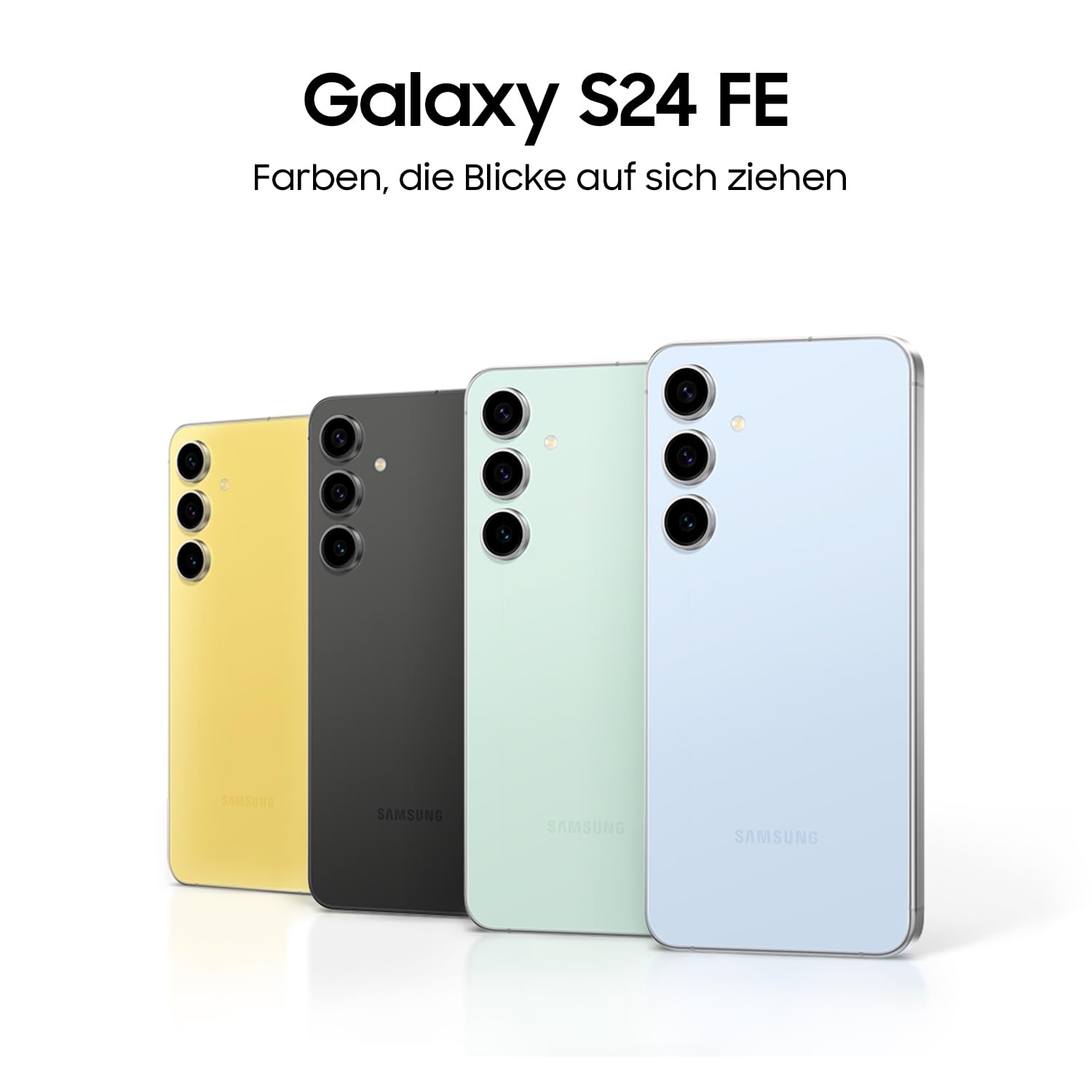 Samsung Galaxy S24 FE AI Smartphone Unlocked 128GB 8GB RAM 50MP Camera Long Battery Life Android Phone Mint Green - Perfect for Travel, Photography & Business Use with 36-Month Warranty [Amazon Exclusive]
