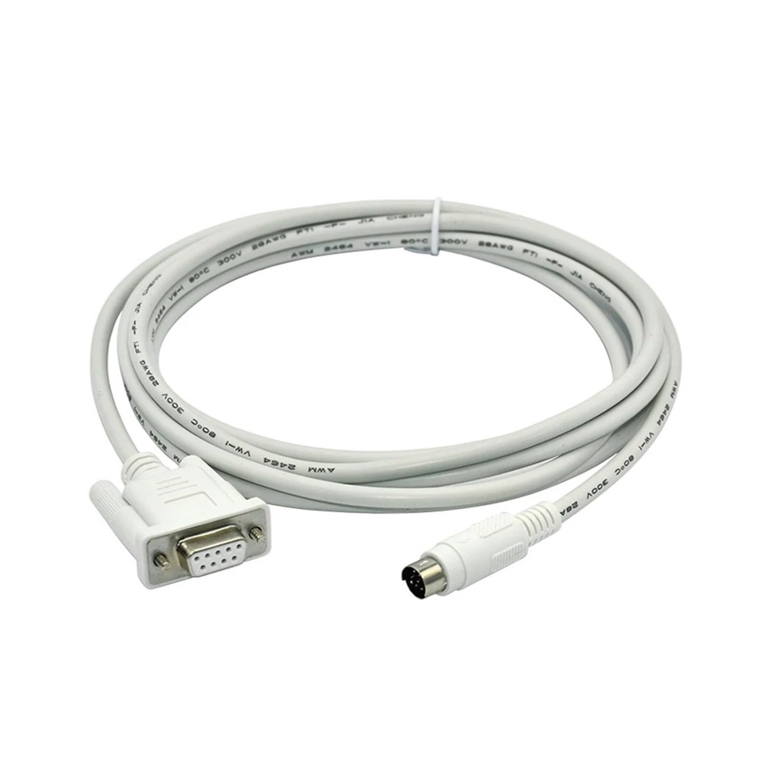 Allen Bradley MicroLogix 1000 1200 1400 1500 Series PLC Programming Cable 1761-CBL-PM02 (1761CBLPM02) - DB9 Female Connector - Perfect for Industrial Automation and Control Systems