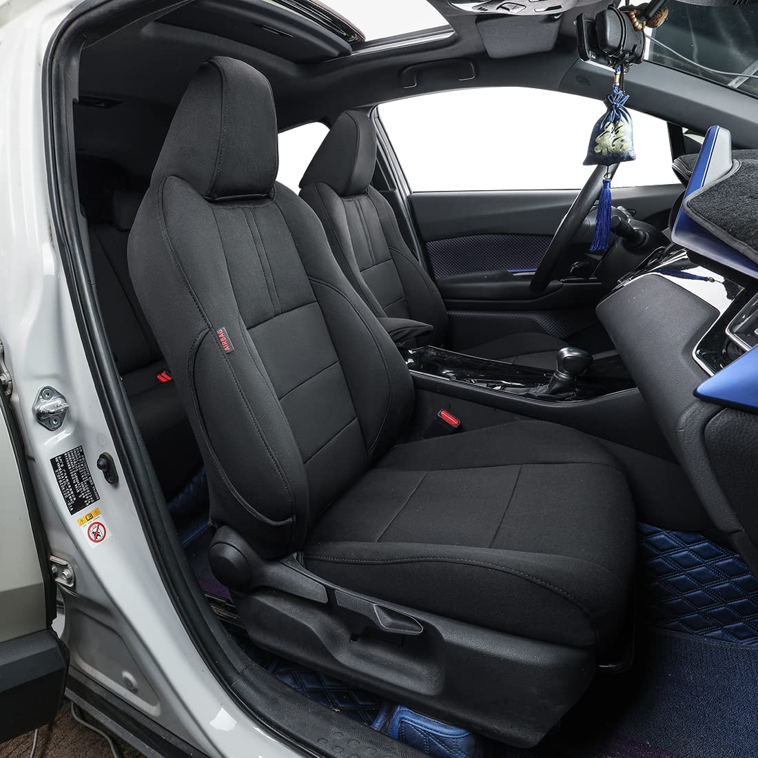 Custom Car Seat Covers for 2020-2023 Toyota Corolla SE/SE Apex/Nightshade Edition - Premium Black Full Set Seat Protectors | Perfect for Daily Commuting, Road Trips & Interior Protection