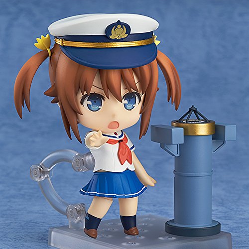 Good Smile High School Fleet Misaki Nendoroid Action Figure - Cute Anime Collectible for Display & Photography - Perfect for Anime Fans, Shelf Decor, and Gift Giving