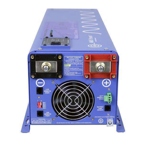 Aims Power PICOGLF4012120240VS 4000W Pure Sine Wave Inverter Charger - 120V AC Power Converter for RVs, Boats & Off-Grid Solar Systems | Reliable Backup Power Solution