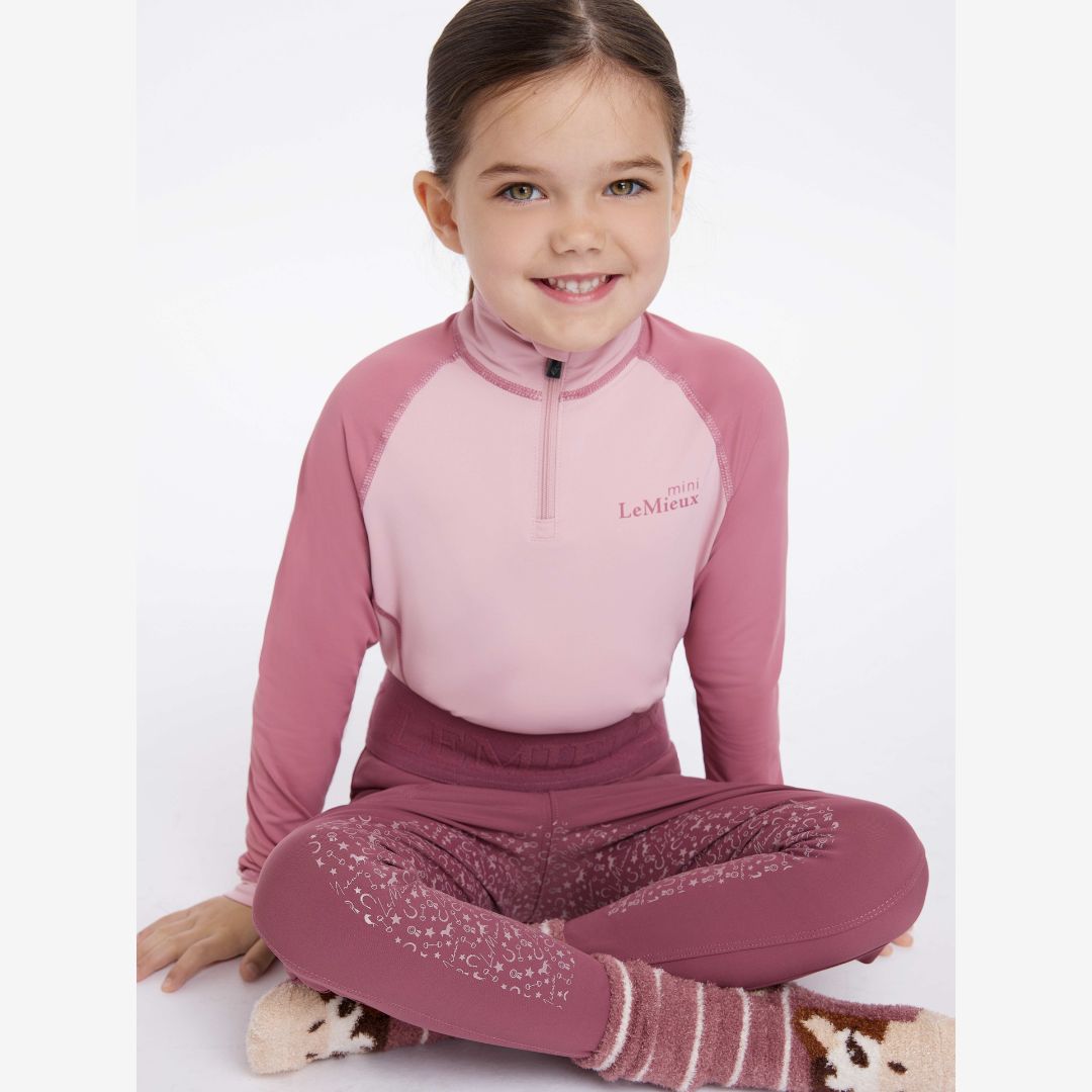 LeMieux Mini Base Layer Top - Lightweight Thermal Shirt for Women & Men - Perfect for Running, Hiking & Outdoor Activities