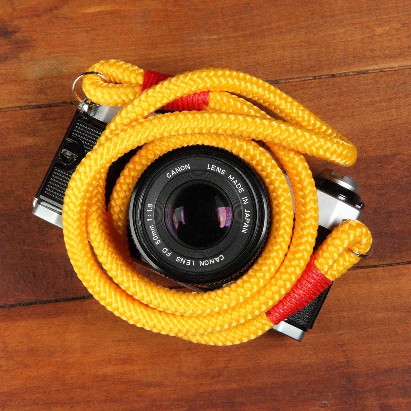 Photogenic Supply Co. Adjustable Rope Camera Strap - Durable & Stylish Neck Strap for DSLR, Mirrorless Cameras - Perfect for Travel, Photography & Outdoor Adventures (Rochester)