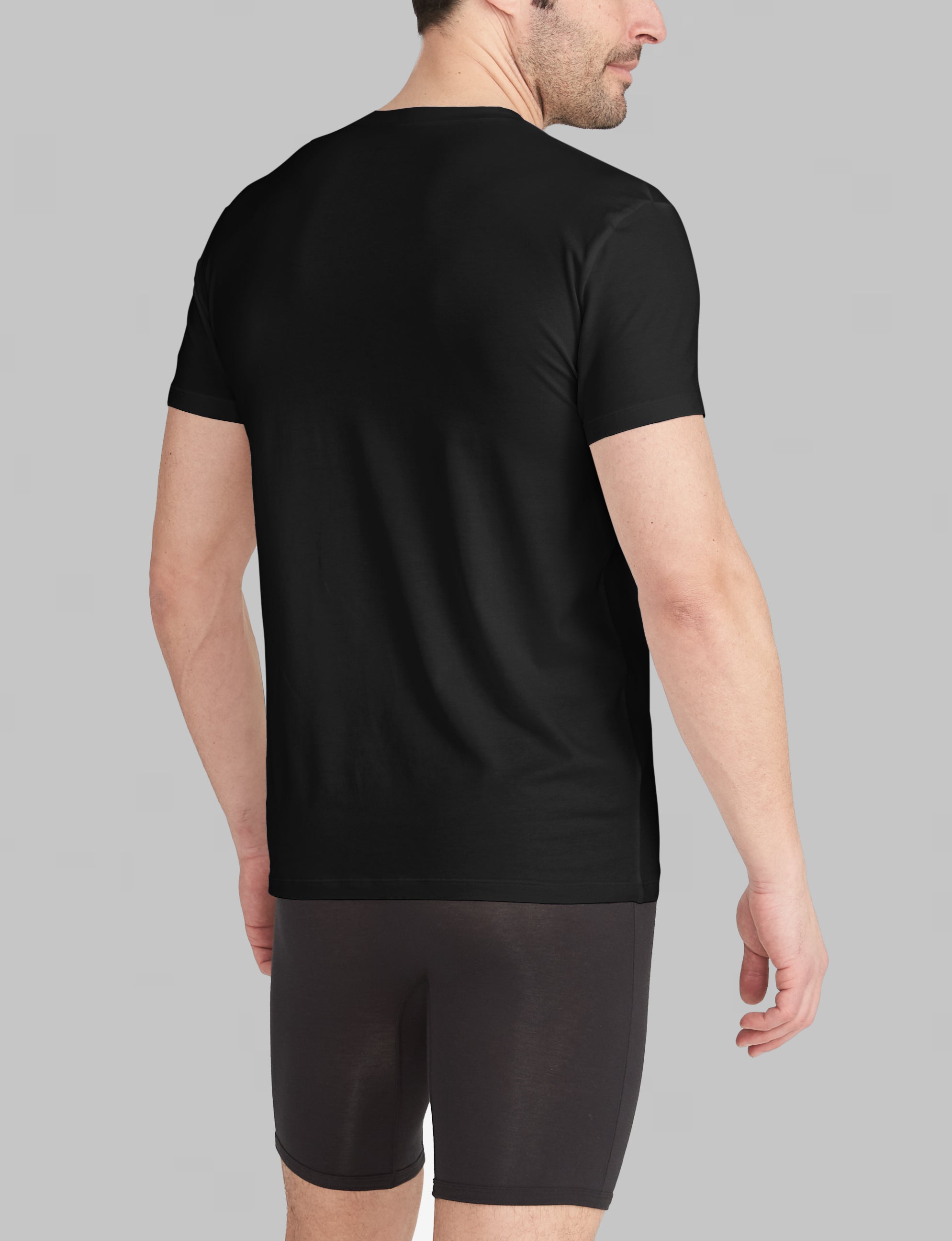 Premium Cotton Crew Neck Undershirt 3-Pack - Soft, Breathable & Comfortable for Men - Perfect for Layering, Casual Wear & Everyday Use