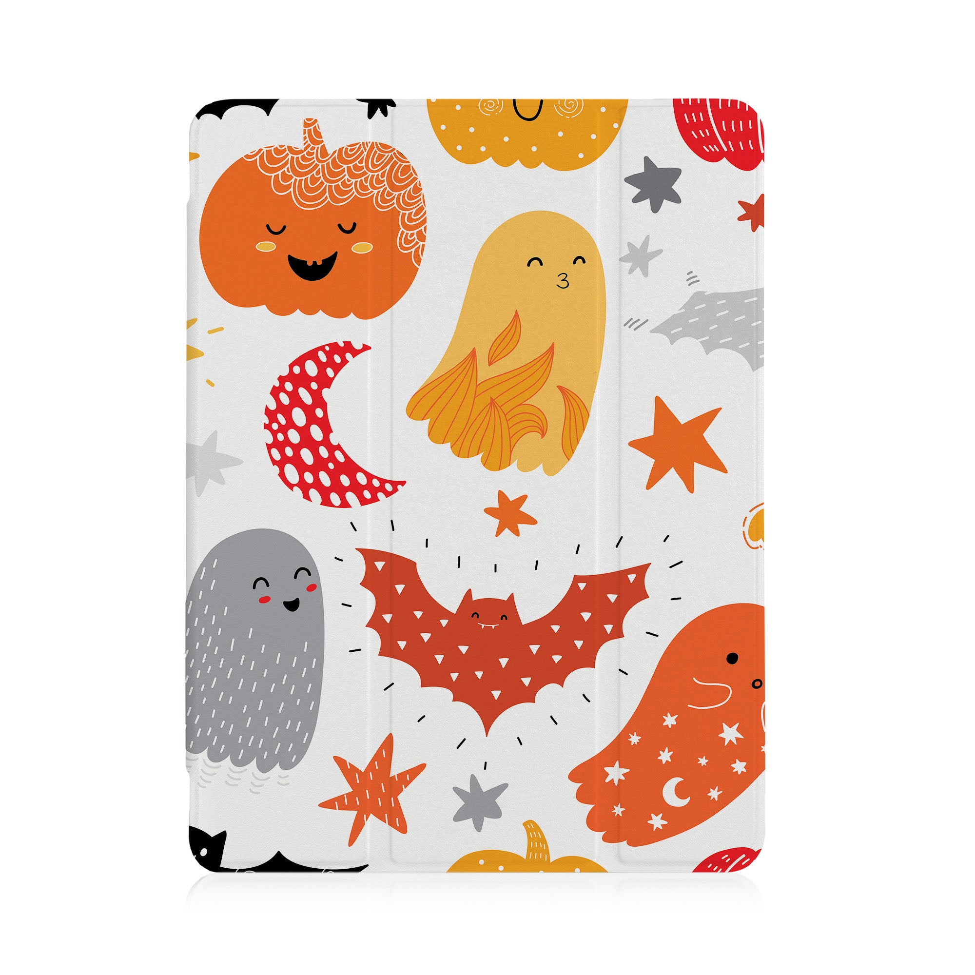 Halloween Themed iPad See-Through Case - Slim Transparent Protective Cover for iPad Air/Pro/Mini - Perfect for Halloween Parties, School Events & Spooky Decorations