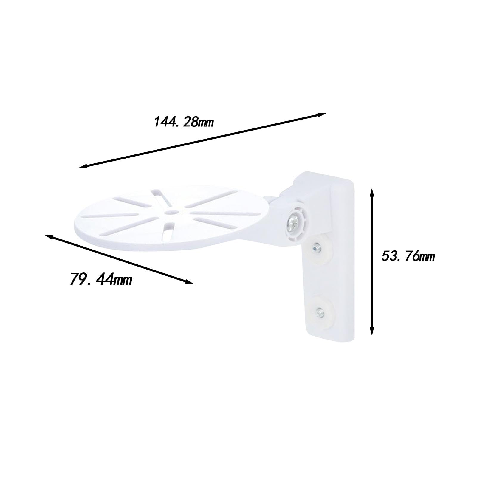 **BaotyJie Adjustable Security Camera Mount Adapter - Universal CCTV Bracket for Door, Ceiling, Hotel & Patio Surveillance (Style A) - Ideal for Home, Office & Outdoor Security**