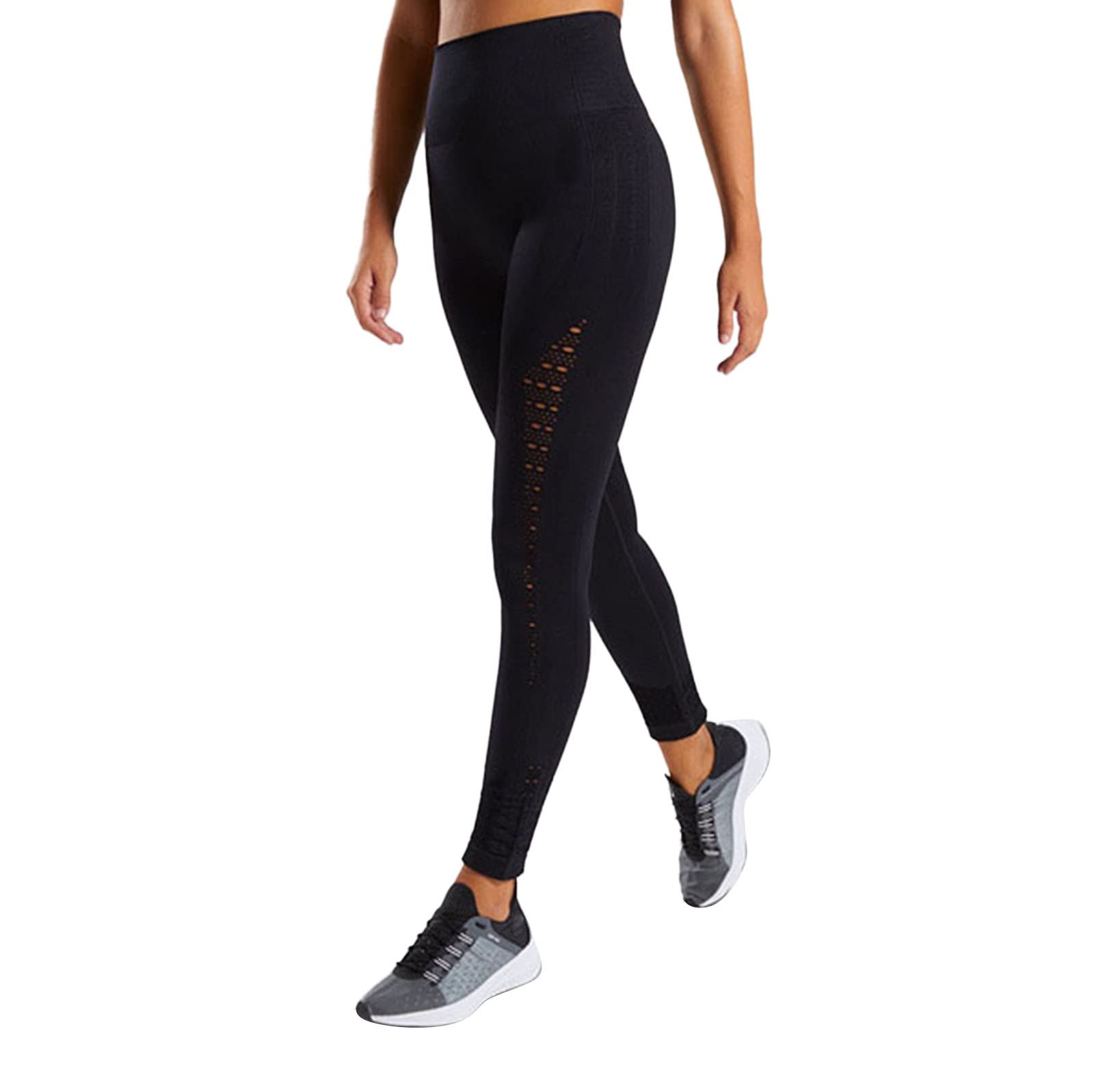 YUNDAN Women's Yoga Pants - Tummy Control Workout Leggings for Gym & Casual Wear