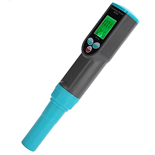 DO Analyzer - Handheld Dissolved Oxygen Meter with Backlit Display for Swimming Pools, Aquaculture, Hydroponics & Water Quality Testing | Portable DO Tester for Fish Tanks, Lakes and Laboratory Use