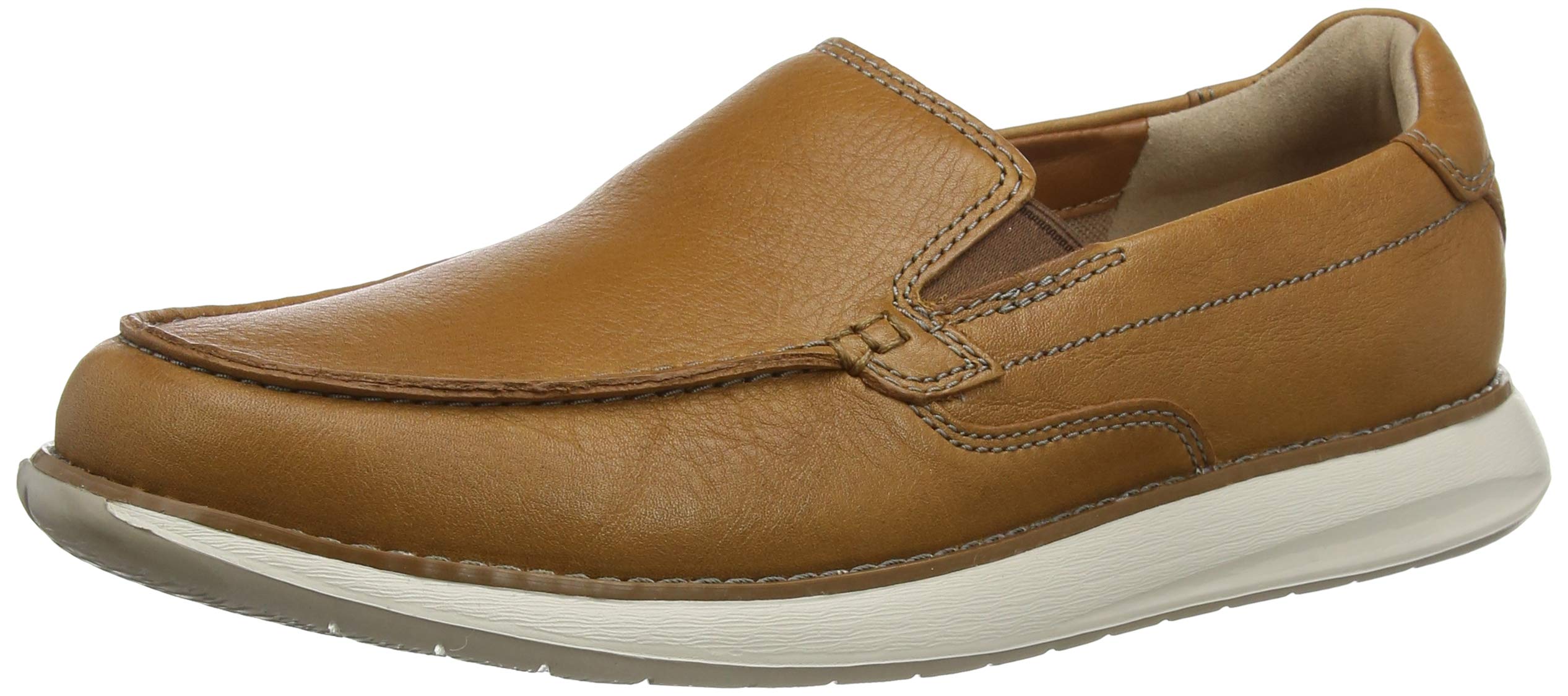 Clarks Men's Loafers - Comfortable Slip-On Dress Shoes for Business & Casual Wear | Premium Leather & Cushioned Footbed | Perfect for Office, Travel & Everyday Use