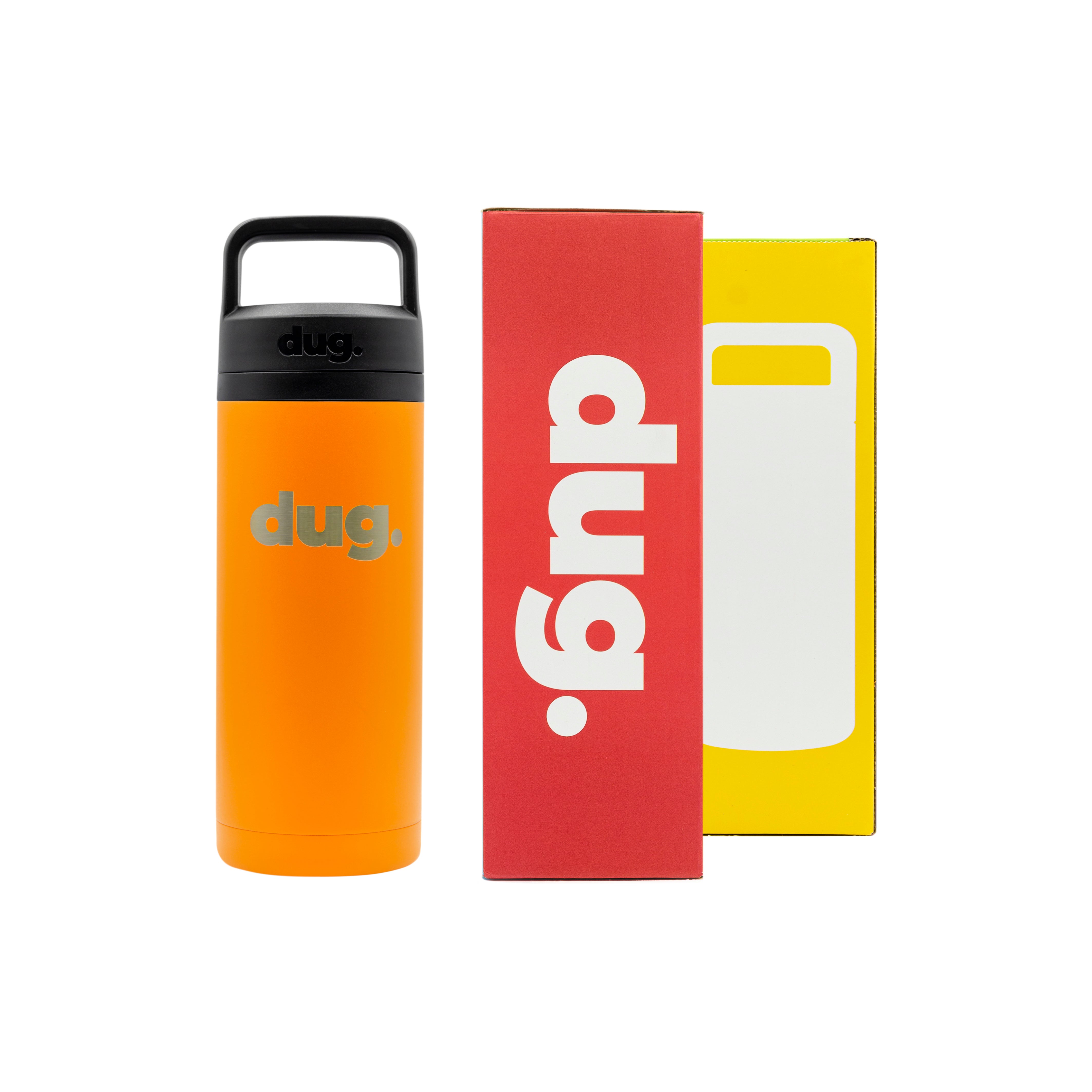 Mini Dog Orange Insulated Cup 500ml - Leak-Proof Stainless Steel Travel Mug for Hot & Cold Drinks - Perfect for Coffee, Tea, and Outdoor Activities