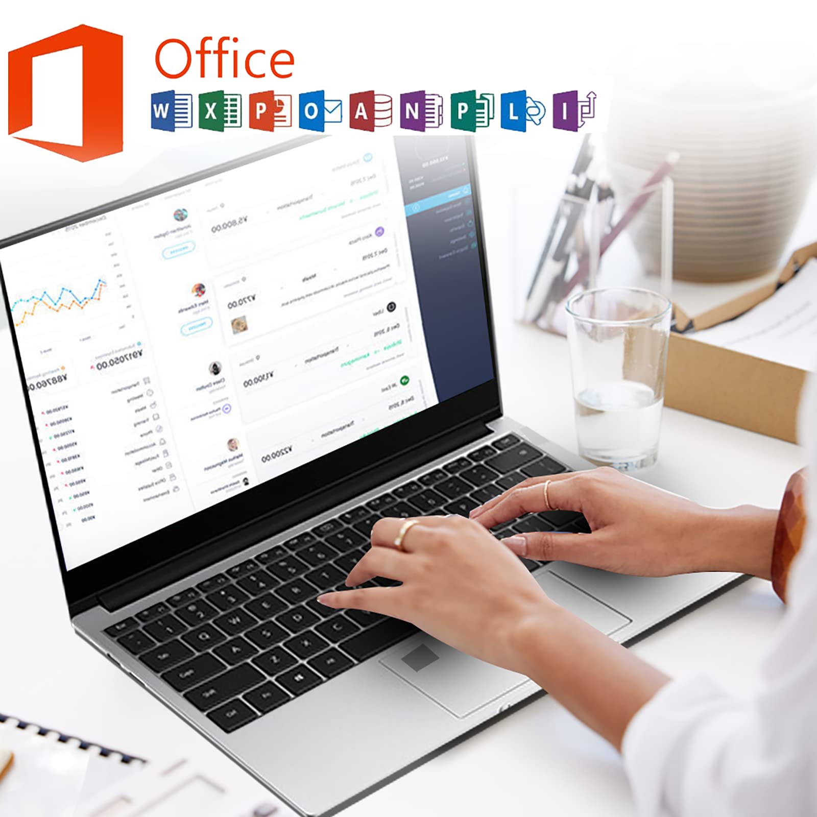iSTYLE 15.6 Inch Windows 11 Laptop - 16GB RAM 256GB SSD, Full HD 1080P Display, Intel Celeron N5095 Processor, Dual Band WiFi, USB 3.0 Ports, Mini HDMI, Fingerprint Reader & Backlit Keyboard (Silver) - Perfect for Work, Study and Home Entertainment