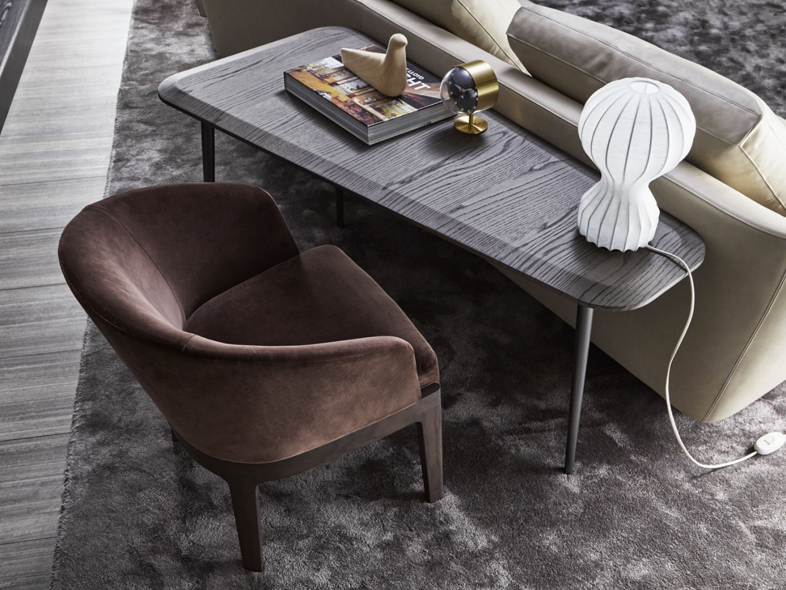 Chelsea Arm Chair - Modern Upholstered Accent Chair for Living Room, Bedroom & Office - Comfortable Lounge Chair with Sturdy Wooden Legs - Perfect for Reading, Relaxing & Home Decor