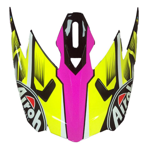 Airoh Peak For Archer Junior Mystery Yellow Helmet - Kids Dirt Bike & ATV Helmet for Off-Road Riding & Motocross Safety Gear