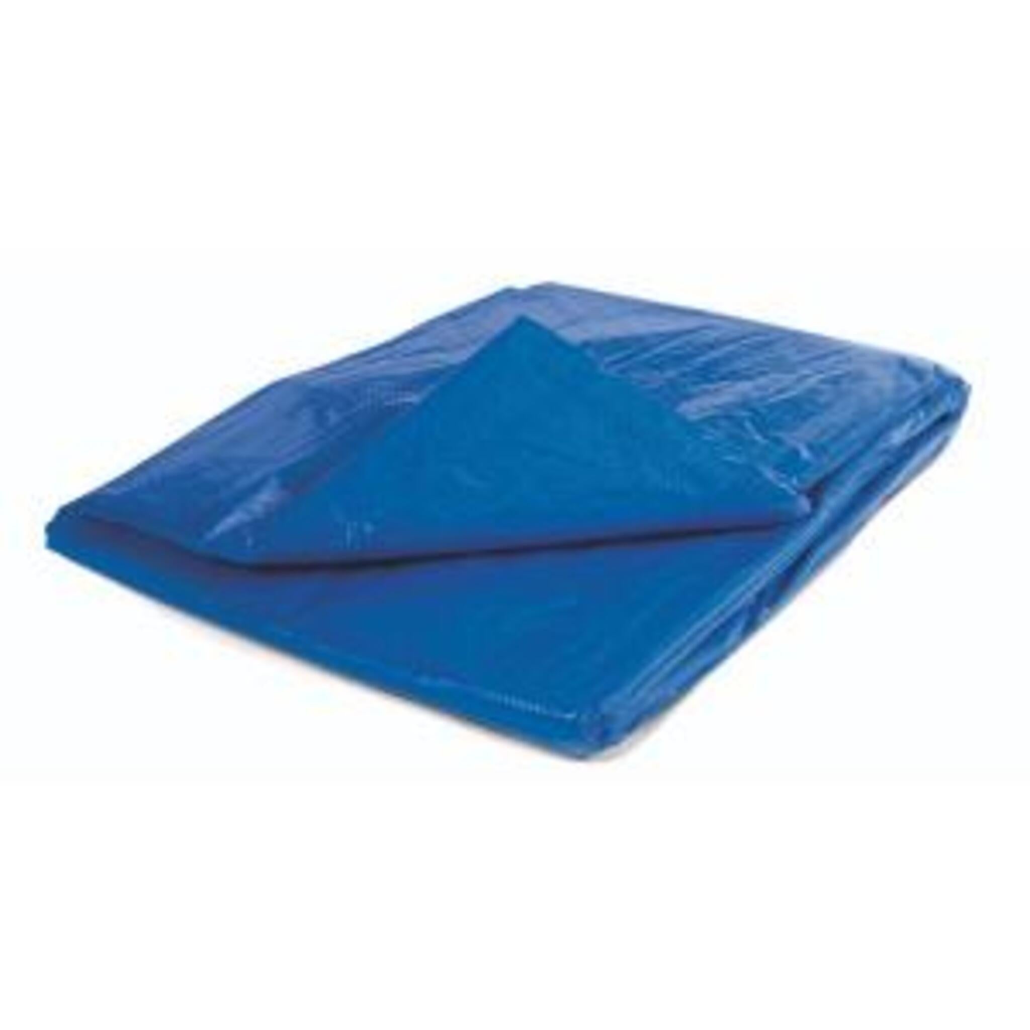 Blue Poly Tarpaulins - Heavy Duty Waterproof Cover for Camping, Construction & Outdoor Use