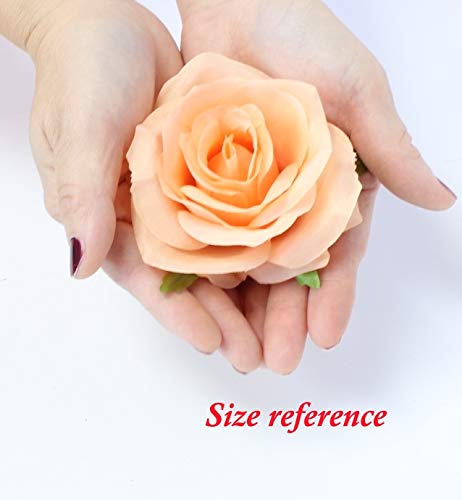 Handmade Artificial Rose Bouquet with Greenery - Burgundy Red Classic Floral Arrangement for Home Decor, Wedding Centerpieces, and Gift Giving