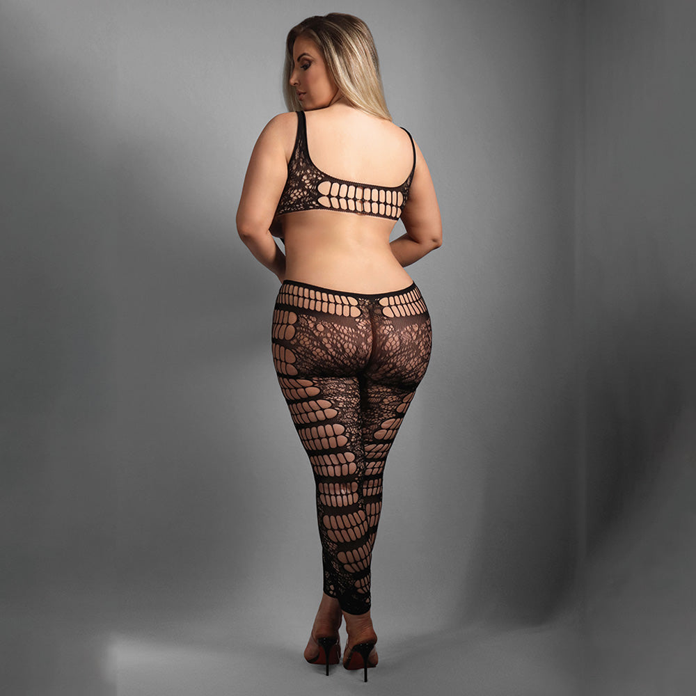 Fantasy Lingerie - Chase The Feeling Cutout Bodysuit for Curvy Women | Sexy Lingerie for Special Occasions & Romantic Nights