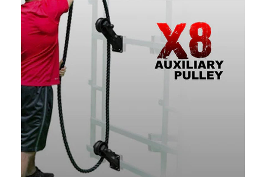 Marpo X8 Mountable Rope Trainer - Professional Strength Training Equipment for Home Gym, CrossFit & Climbing - Perfect for Indoor/Outdoor Fitness Workouts