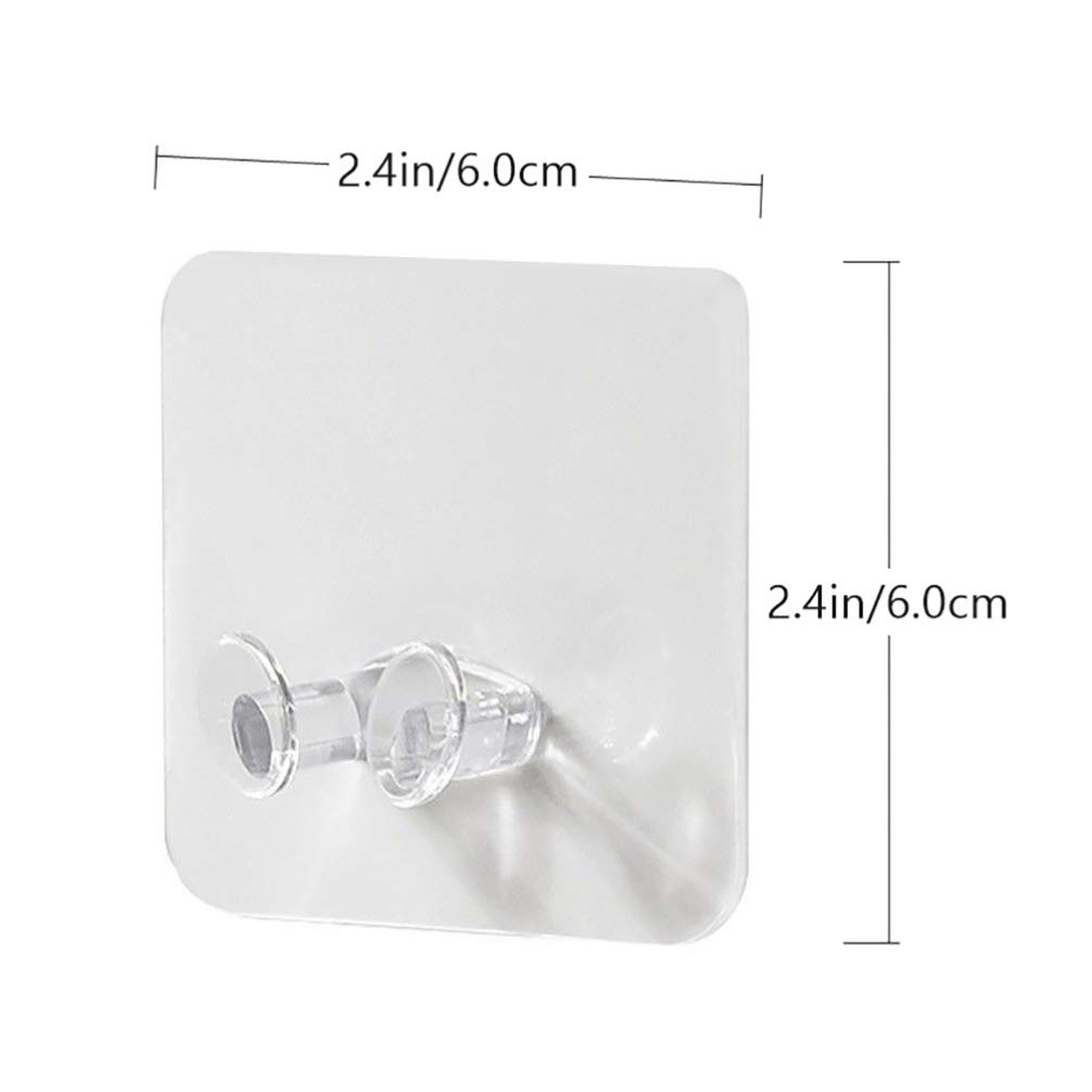 30pcs Adhesive Wall Hooks for Power Cords - Strong Plug Hangers, Cable Organizers - Perfect for Home, Office, Kitchen & Bathroom Organization