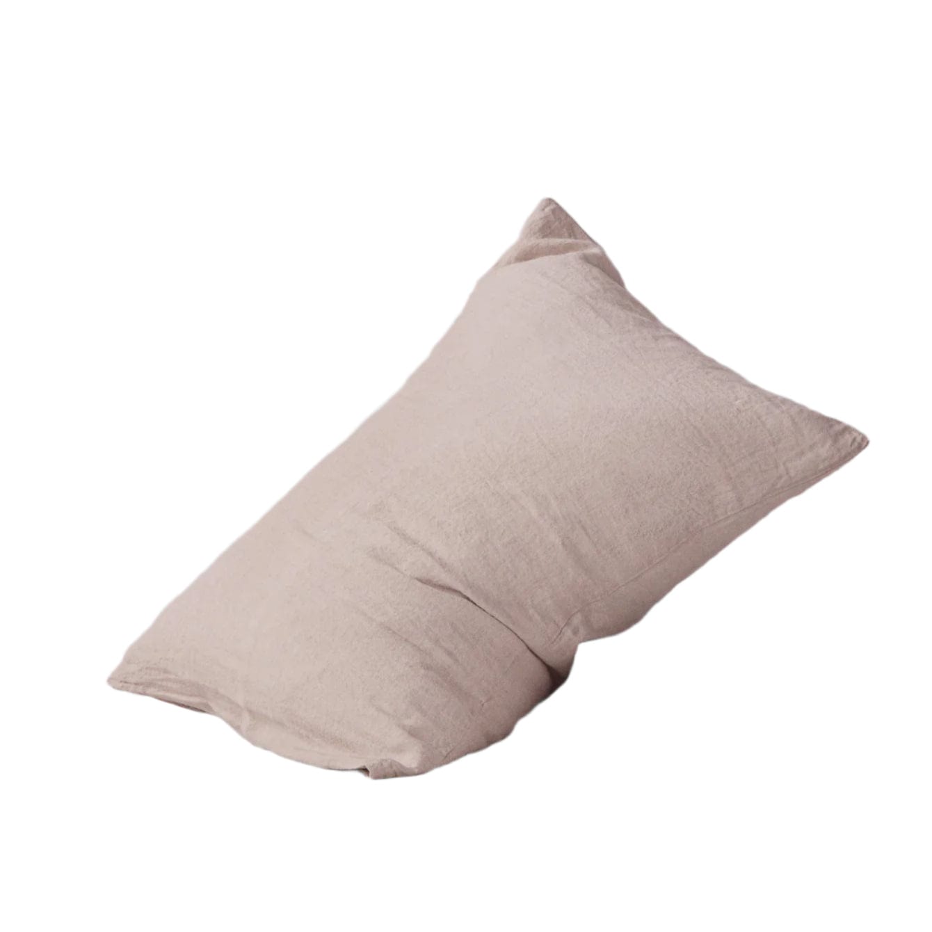Premium Basix Floss Linen Pillowcase - Breathable & Hypoallergenic Bedding for Side Sleepers - Perfect for Hot Sleepers & Allergy Sufferers - Ideal for Home, Hotel, and Travel Use