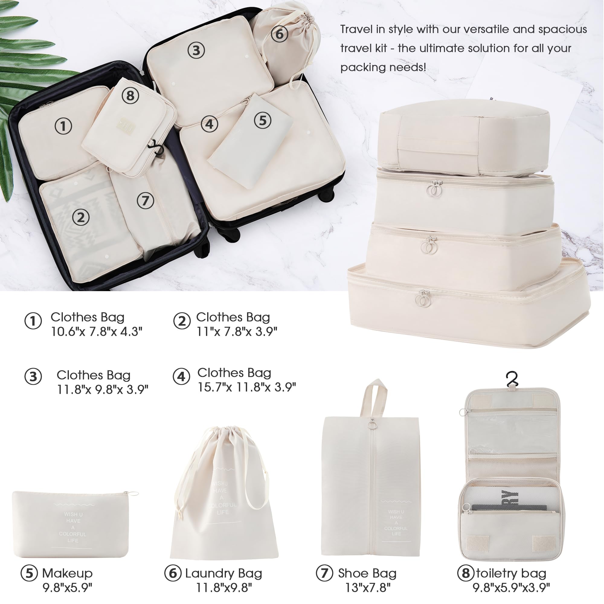 Merax 13-Piece Luggage Set - 16
